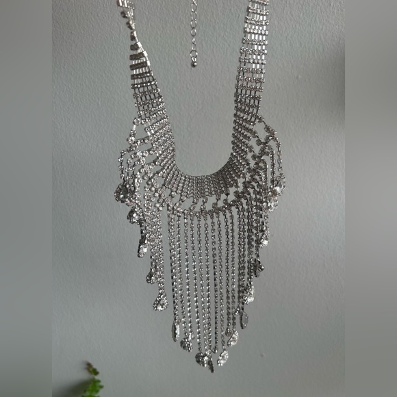 AKIRA Glamorous Waterfall diamond necklace - Picture 3 of 3